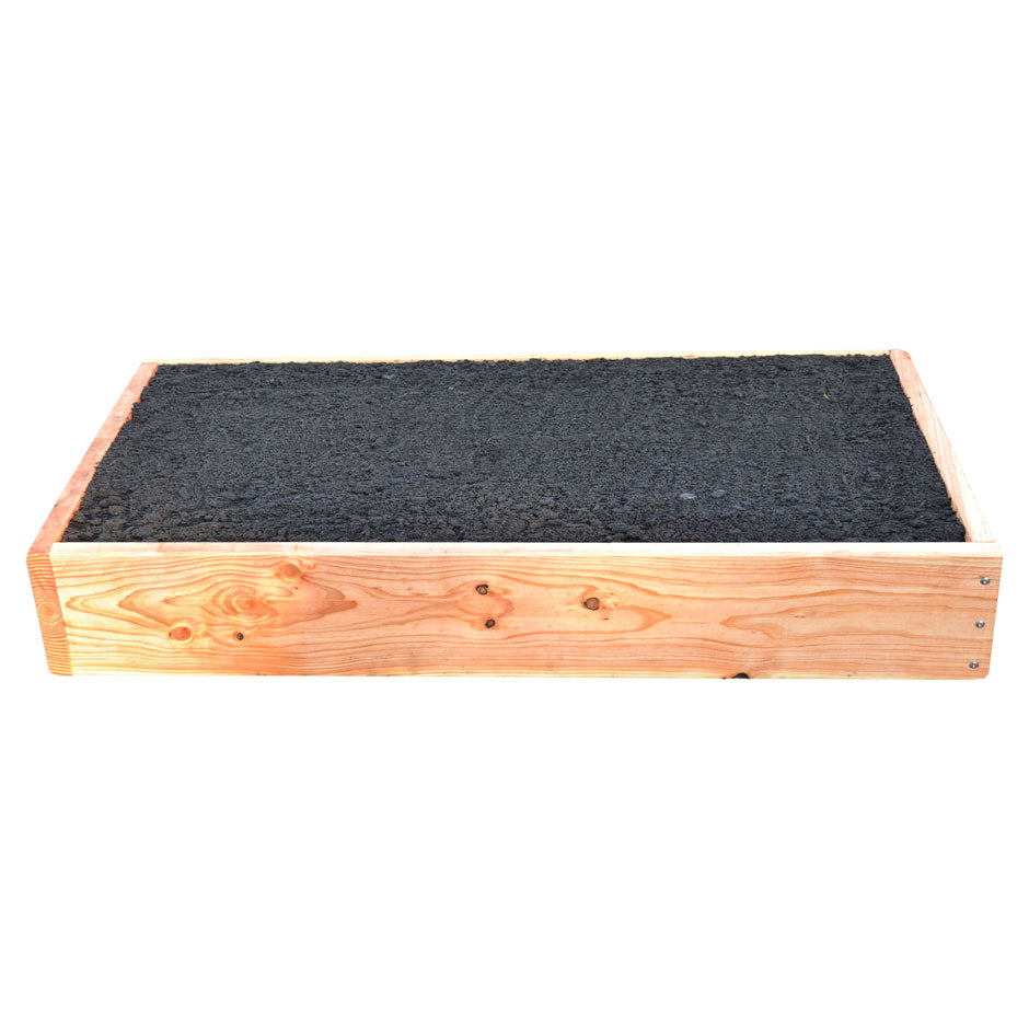 Sustainable vegetable garden box 120cm × 60cm